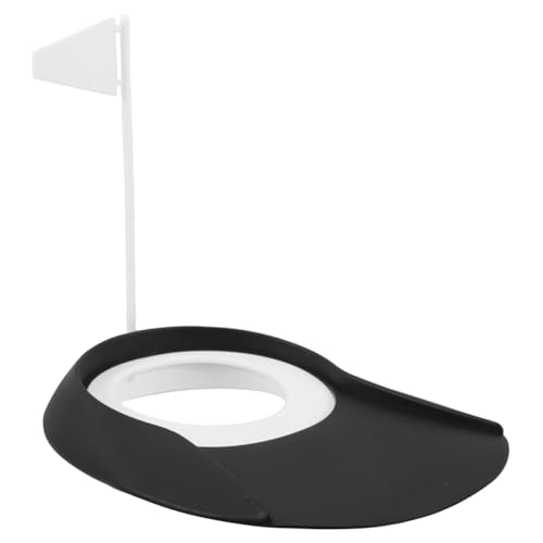 CORHAD Golf Training Aid 1 Set of Plastic Hole Cup and Flags Perfect for Home Office Yard Practice