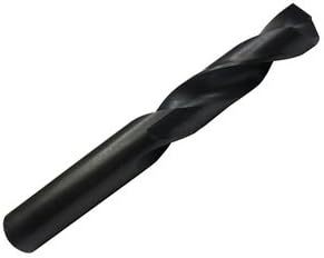 Drill America 6 Pcs, #19 Hss Black Oxide Heavy Duty Split Point Stub Drill Bit, D/Ast19, Flute Length: 1-1/16"; Overall Length: 2-1/8"; Shank Type: Round; Number of Flutes: 2
