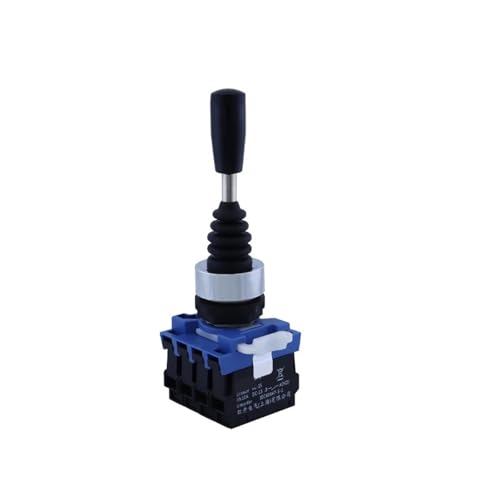Hookurity Interruptores de Palanca de Mando Master Monolever de 22mm, 2 Posiciones de 4 vías, Bloqueo automático, Palanca momentánea, Interruptor Cruzado Rocke 2NO 4NO HKC612(HKC-614)