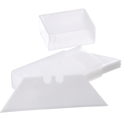 Lanties 10 Pack Ceramic Utility Blades High Hardness Replacement Blades Fit Utility Knife Sharp and Reliable Suitable for Most Craft Knives and Box Cutter