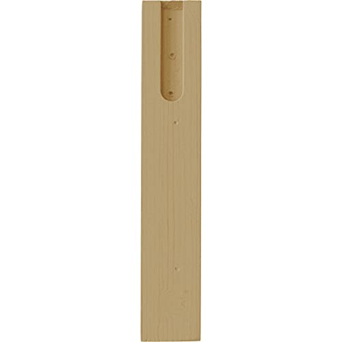 Ekena Millwork Bkt01X06X08Bual Bulwark Wood Brackets, 1 1/2"W X 6"D X 8 1/2"H , Alder #TOP3