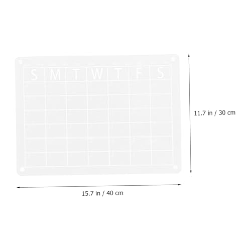 Tableau effaçable à sec acrylique transparent panneau mémo mural maison - 7