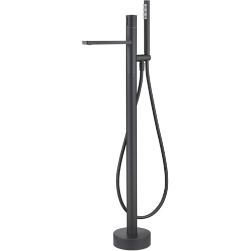 Robinet de baignoire sur pied avec douchette pour simplifier le bain