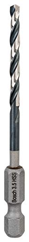 Bosch Professional Impact Control HSS Twist Drill Bit (for metal, 3.5 x 39 x 79 mm, accessories for impact drills) 2 Bosch Professional Impact Control HSS Twist Drill Bit (for metal, 3.5 x 39 x 79 mm, accessories for impact drills) - Image 2