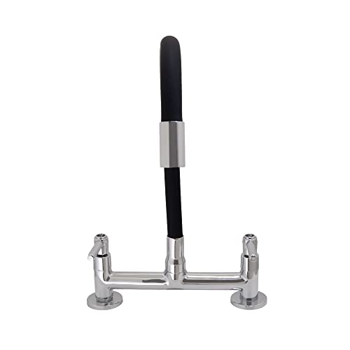 Torneira Misturador Cozinha Color Flexivel Preto Mesa Meli