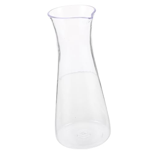 MUCKLILY Transparent Acrylic Wine Carafe Party Beverage Container for Home Kitchen and Events for Serving Wine Juice Iced Tea More Versatile Decorative Drink Pitcher