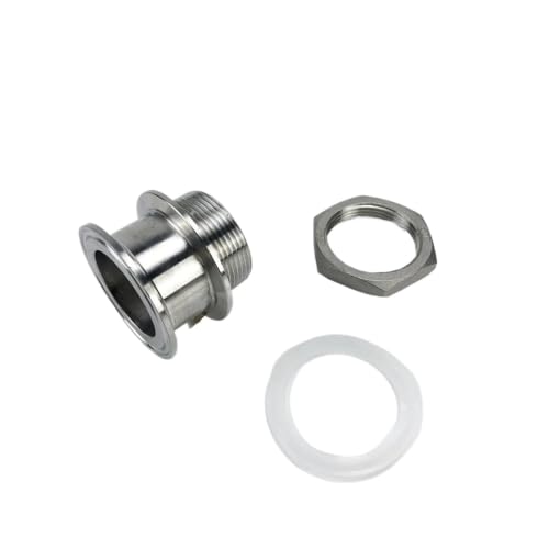 Adaptador Tri-Clamp rosca externa de 1,5 pulgadas con tuerca accesoria 5