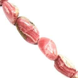 Rhodochrosite Crystal Beads - 18mm Tumble Stone