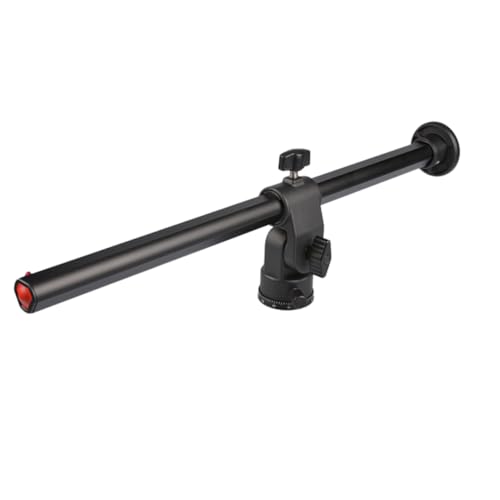 OSALADI 360degree Rotatable Tripod Extension Arm for Cameras Multi-Angle Boom Arm Sturdy Design Knob Locking System for Macro Photography Black