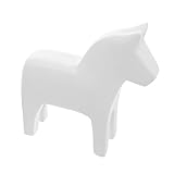 Décoration intérieure originale : le design unique de cette sculpture de cheval en bois en fait un élément distinctif et charmant de votre décoration