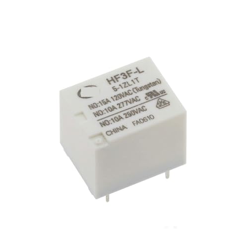 Relé HF3F-L-24-1ZL1T de 5 pines y 10A para control de circuitos 4