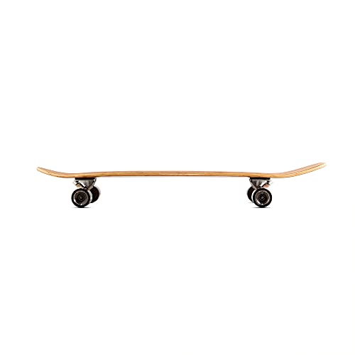 Magneto 44 Inch Kicktail Cruiser Longboard Skateboard | Bamboo And Hard Maple Deck | Made For Adults, Teens, And Kids (Black) #TOP2