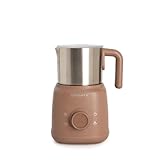 CREATE/MILK FROTHER RETRO/Espumador calentador de leche con jarra extraíble moca/Accesorios giratorios magnéticos, 350ml, uso en frío o caliente, 500W