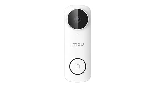 Imou DB61i Blanc sonnette video filaire WiFi 5MP surveillance entree maison