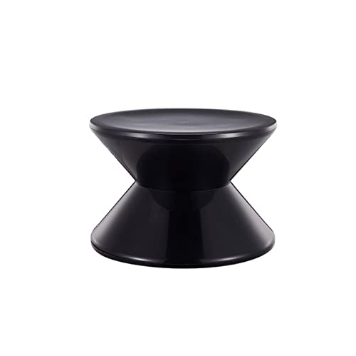 Reposapiés pequeño otomano Taburete redondo pequeño for el hogar, banco pequeño creativo for sala de estar, sofá, taburete for puerta, taburete for zapatos, taburete de reloj de arena de plástico pers