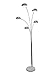 Produktbild große Five Fingers Bogenlampe, Top Quality, chrom, 220cm hoch, 10151