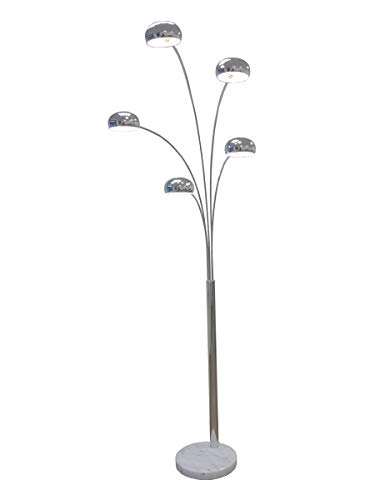 Preisvergleich Produktbild große Five Fingers Bogenlampe, Top Quality, chrom, 220cm hoch, 10151