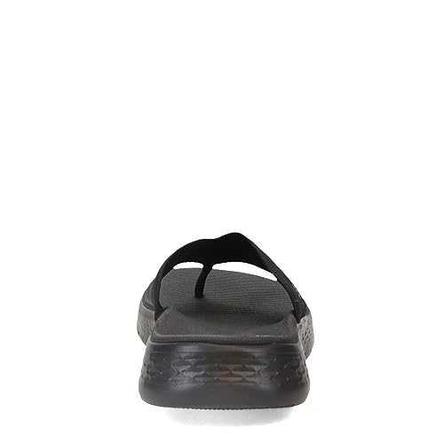 Skechers Performance Women's GO WALK FLEX SANDAL-SPLENDOR,Black/Black, 9