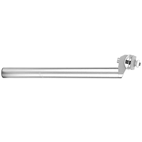 Seat Post, 25.4*300MM Alluminium Alloy Mountain Road Shockproof Saddle Seat Post, Cycling Tube Seatpost for BMX Road Mountain Bikes (Sliver) - Thumbnail 3