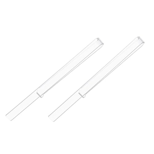 SAFIGLE Music Stand Add Ons Clamp on Tray Acrylic Sheet Music Clips for Easy Page Separati