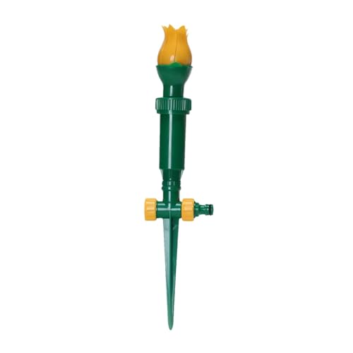 Aspersor de jardín – Aspersor de agua para césped, pulverizador giratorio de alta presión, boquilla ajustable, sistema de riego automático, herramientas de agua de hierba de alto rendimiento