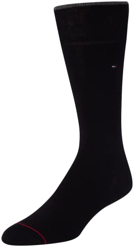 Tommy-Hilfiger-Mens-Socks--Lightweight-Comfort-Crew-Dress-Sock-5-pack-Size-Shoe-Size-6-125-Black
