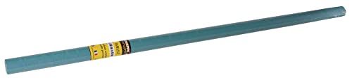 Nappe jetable papier damassé turquoise pour habiller table longue
