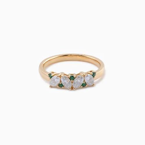 Bague fiançailles moissanite RNG-1329, l'éclat durable sans ternir