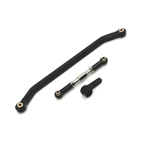 RC�J�[�A�b�v�O���[�h�p�[�c Compatible With MN MN86 MN86S MN86K MN86KS 1/12 RC �N���[���[�J�[ �A�b�v�O���[�h �p�[�c ���^�� �X�e�A�����O �����N ���b�h �v�� ���b�h �T�[�{ �A�[��(Black)