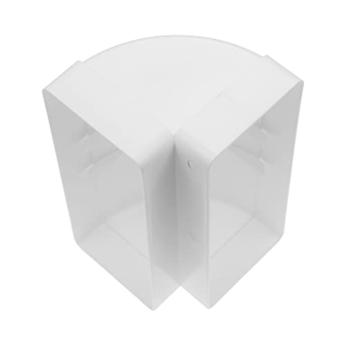 Vent Systems 220 x 90 mm Hoja de tubo rectangular verticalmente para la conexión de la tubería. Ángulo: 90 °. Sistema de ventilación, calefacción, enfriamiento.
