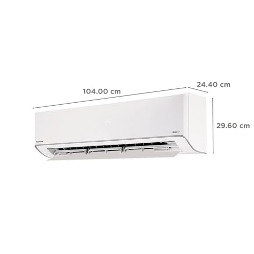Image of Panasonic EU 8 in 1 Convertible 2Ton 5Star Inverter Split Smart AC with AI & Voice Assistant High Air Flow, Converti8,4Way Swing,55Tested Compressor,Crystal clean(2026 Model,Copper,CS /CU-EU24CKY5FM)