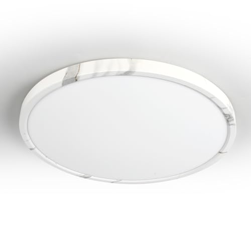 Semplice e moderna: questa plafoniera a LED rotonda dallo stile semplice è perfetta per qualsiasi plafoniera moderna per la casa, il design antipolvere è facile da pulire.