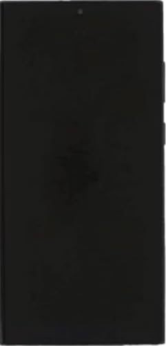 Galaxy S22 Ultra LCD Screen with Frame Replacement for Samsung Galaxy S22 Ultra SM-S908B SM-S908U1, SM-S908W LCD Screen Display Touch Digitizer with Frame+Tool (Burgundy)