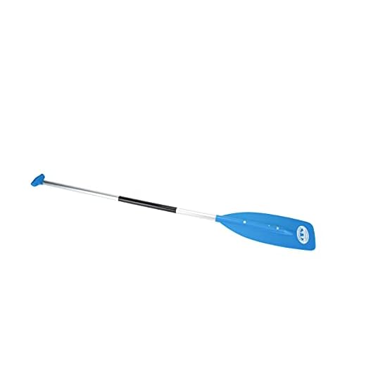 Crooked Creek 5-1/2-foot Synthetic Boat Paddle, Blue - Features a Hybrid Grip for Full Palm Support and More Natural Motion (50453)