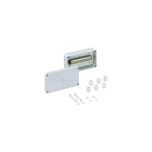 Caja de bornes Spelsberg RKK 4/22-22x4² en poliestireno gris de 180 x 94 x 57 mm