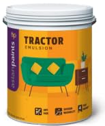 Image of Asian Paint Tractor Emulsion White Economy Emulsion - Affordable | Good Coverage, Smooth Finish | 20 Liter (White)