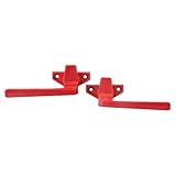 JR Products 81925 Emergency Window Latch Set , Red