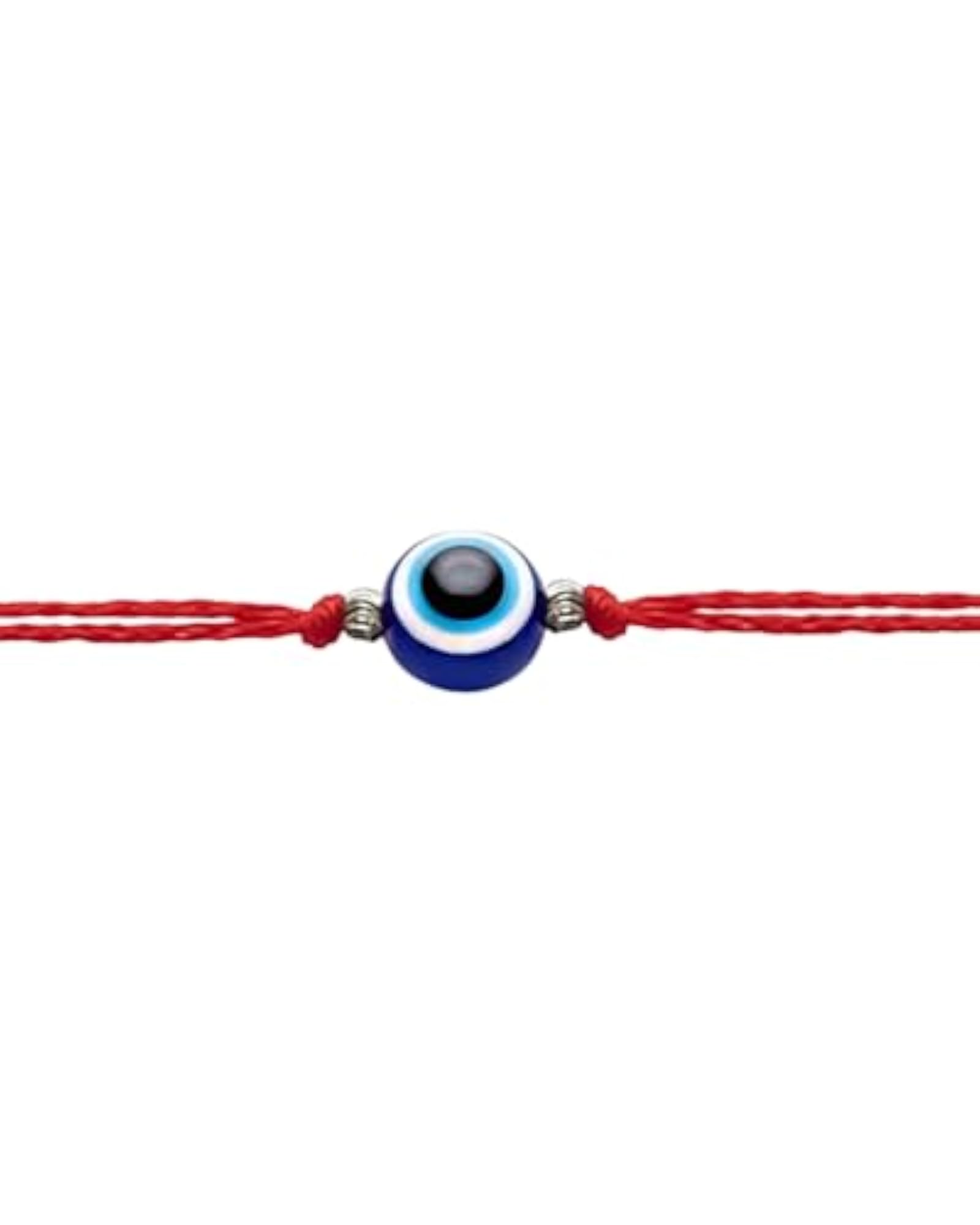 925 Silver Evil Eye Rakhi for Brother, Gift for Raksha Bandhan