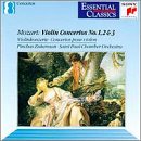 Violin Concerti 1-3 [Audio CD] Mozart; Zukerman and Saint Paul Chamber Orchestra