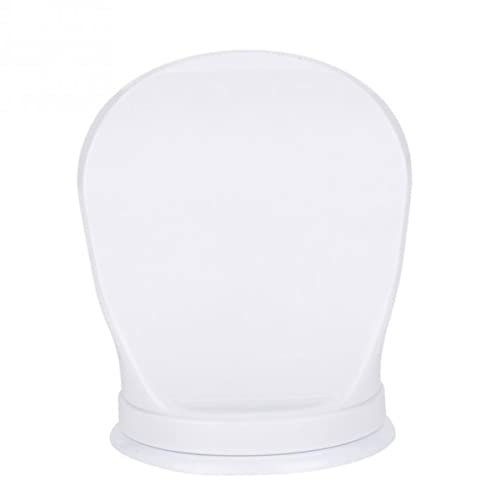 Reposapiés para ducha antideslizante de plástico blanco