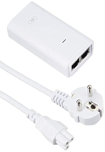 Ubiquiti Adaptador PoE, branco (POE-24-12W) [compatível com muitos dispositivos PoE], POE 24-12W-WH