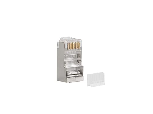 Lanberg Connettore Di Rete Rj45 Pls-6000 Per Cavo Ftp Cat6 Busta Da 100 Pz
