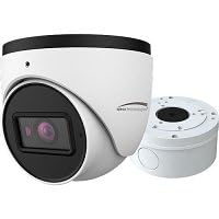 Speco O2VT1N 2MP H.265 Turret IP Camera with Junction Box, 2.8mm Lens, White (Replaces O2VLD7J)