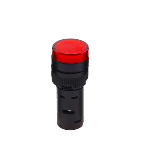 Voyant d'alimentation LED 12V rouge pour montage sur panneau 16mm
