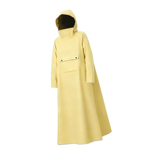 Poncho imperméable unisexe avec capuche en tissu Oxford résistant pour la randonnée et le trekking
