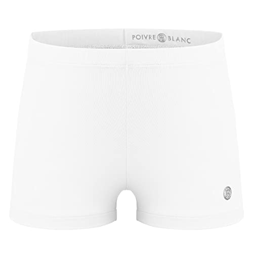 Poivre Blanc - Short De Tennis Meryl Stretch Jersey 4826 White Fille - Taille  12 Ans - Blanc Cover