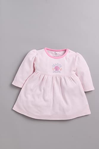 Image of BABY GO Full Sleeve Regular Round Neck A Line Frocks for Baby Girls (Pack of 2)