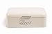 Produktbild Theo&Cleo Brotkasten mit Deckel, 43 * 23 * 17cm Großer Knäckebrot Box aus Metall, Brotaufbewahrungsbox Bread box, Brot und Kekse Lange Aufbewahren und Trocken Halten, Retro Design Beige