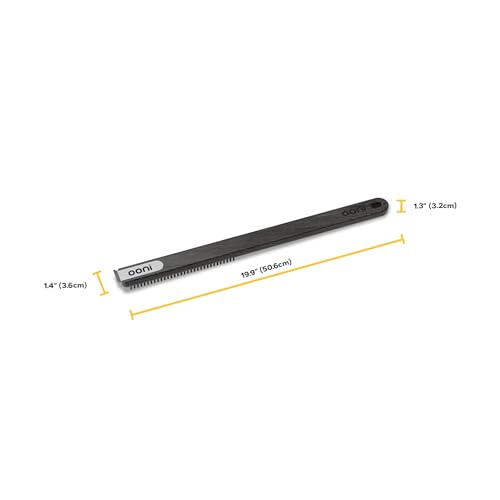 Image of Ooni Wire Brush & Scraper - BBQ and Pizza Stone Cleaner, Grill Cleaner, Outdoor Cooking Tools, Barbecue Utensils - Short Handle