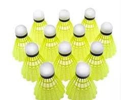 Plastic Shuttlecock Premium Quality (Pack of 10) ideally Designed for Sports Person